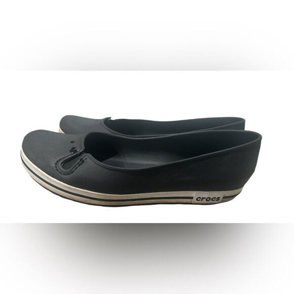 Crocs Crocband Ballet Flats Womens 8 Classic Comfort Slip On Minimalist Chic - Picture 1 of 7